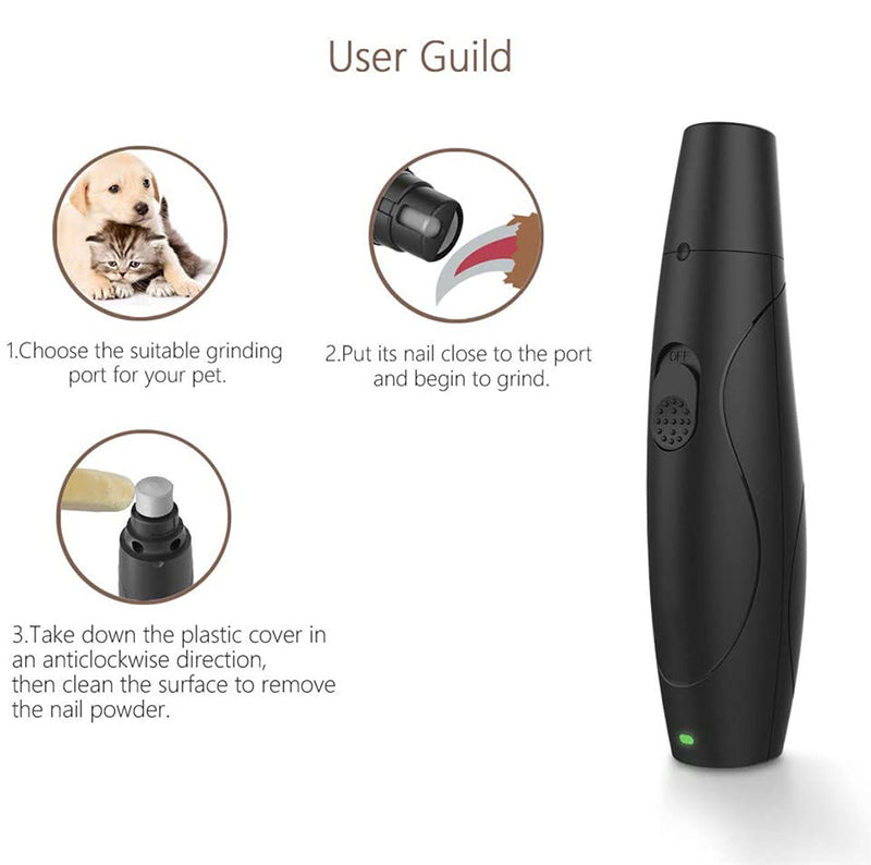 Pet Electric Safe Charging Nail Polisher