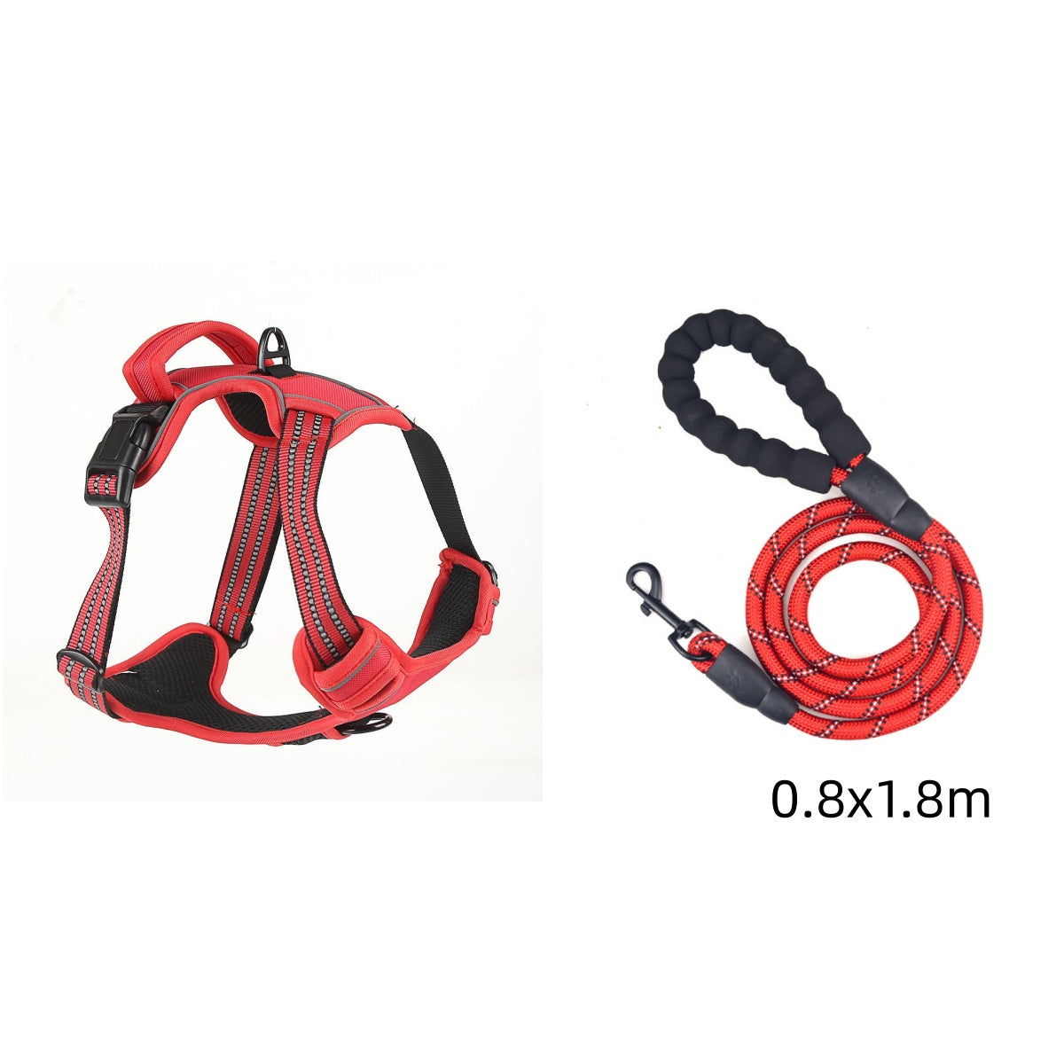 No Pull Breathable Reflective Pet Harness Vest