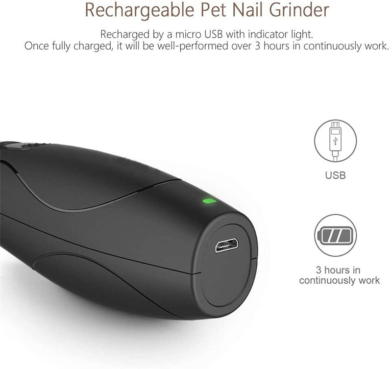 Pet Electric Safe Charging Nail Polisher