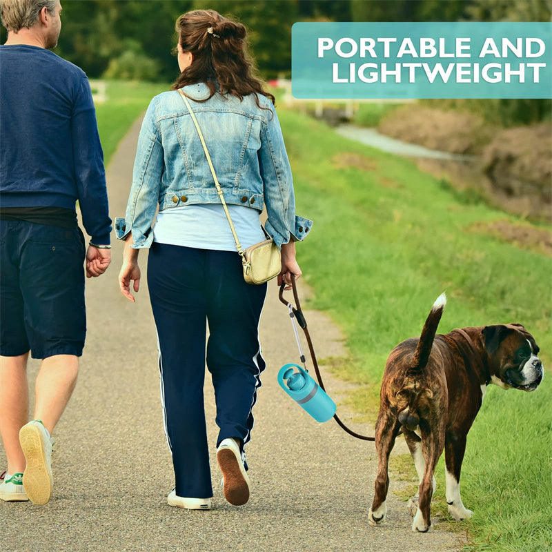 Portable Dog Poop Scooper With Built-in Dispenser