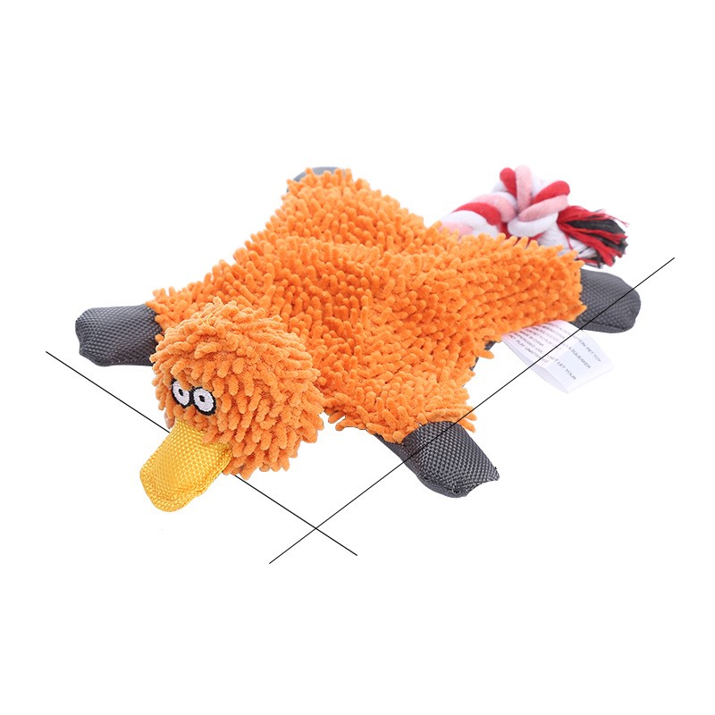 Pet Donkey Shape Corduroy Chew Toy For Dog