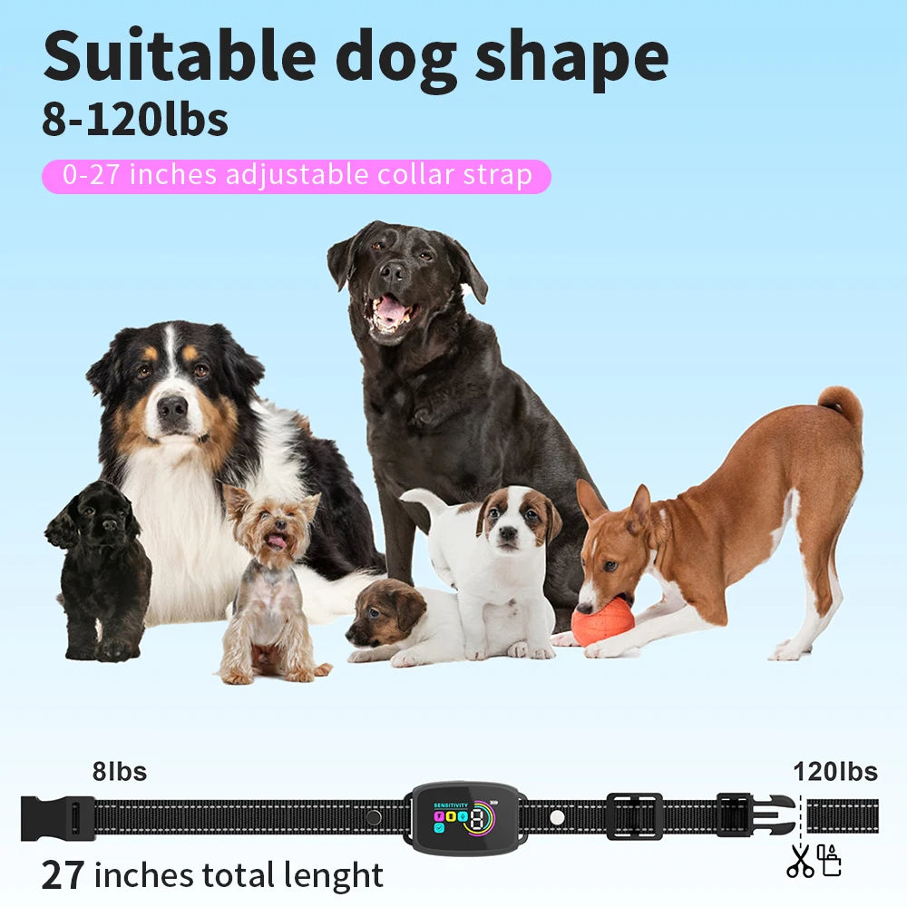 Rechargeable Anti Barking Dog Smart Collar