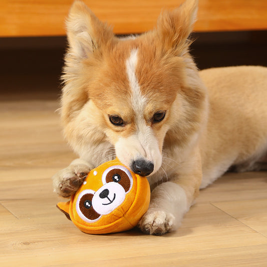 Pet Vocal Teething Bite Resistant Plush Toy