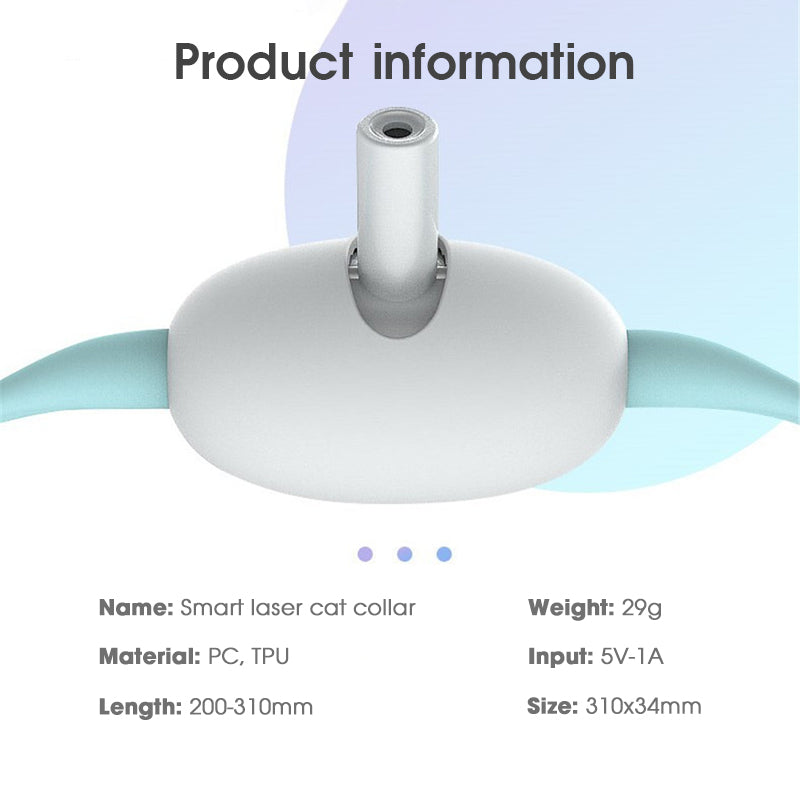 Automatic Cat Smart Laser Teasing Collar