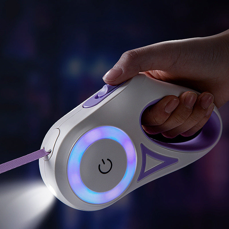 Retractable Spotlight Automatic Dog Leash