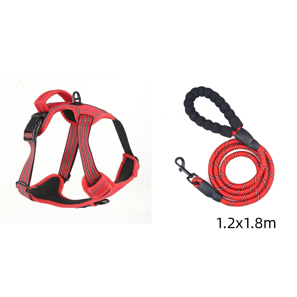 No Pull Breathable Reflective Pet Harness Vest