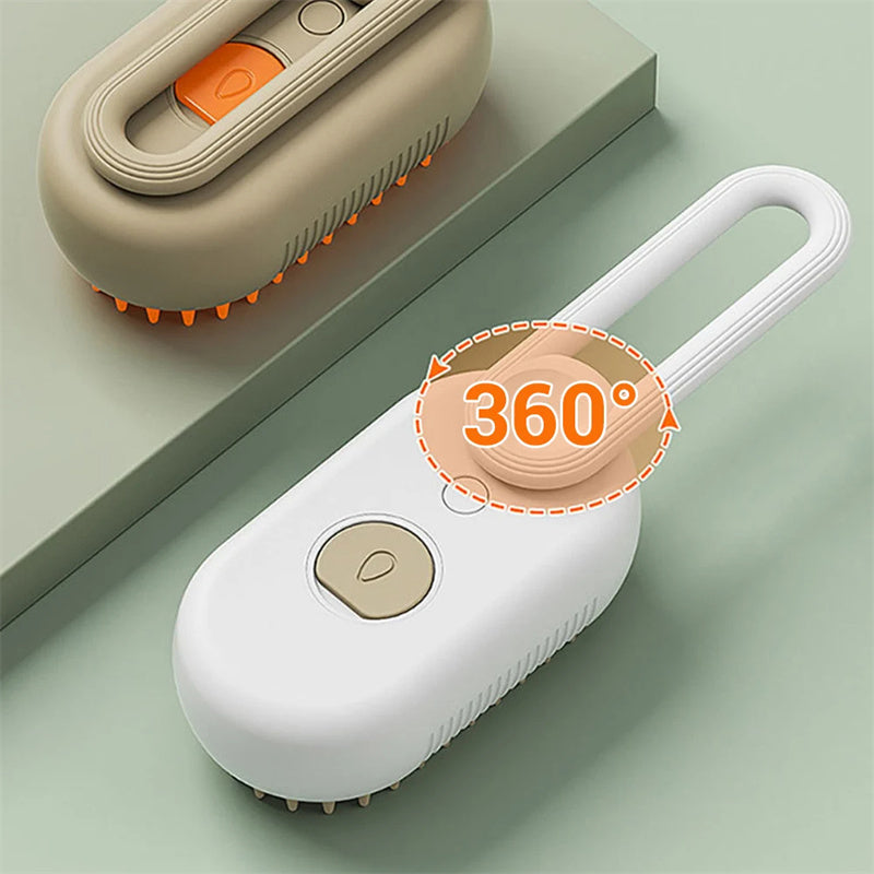 3 In 1 Electric Cat Steam Hair Brush